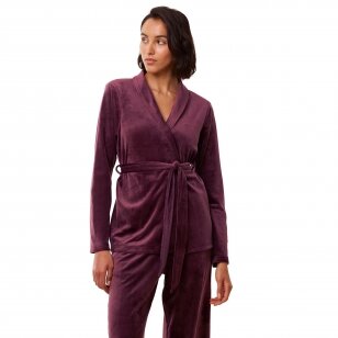 Namų švarkelis Sensual Velour Robe Top 00EG