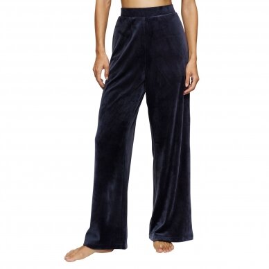 Namų kelnės Sensual Velour Wide Leg Trousers 7064 2