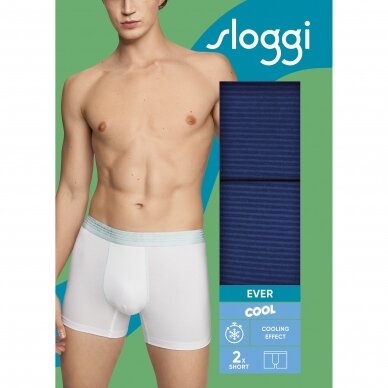 Trumpikės Sloggi Men Ever Cool Short 2P 2297 1