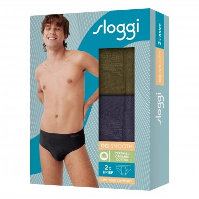 Trumpikės Sloggi Men Go Smooth Brief C2P M010 4