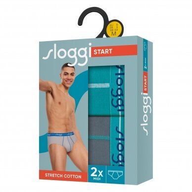 Trumpikės Sloggi Men Start Midi C2P Box M024 4