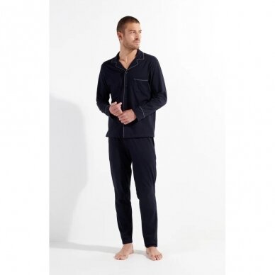 Vyriška HOM pižama Albert Long Sleepwear 00RA 2