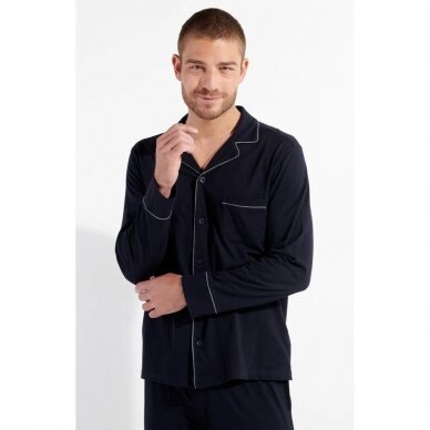 Vyriška HOM pižama Albert Long Sleepwear 00RA 1